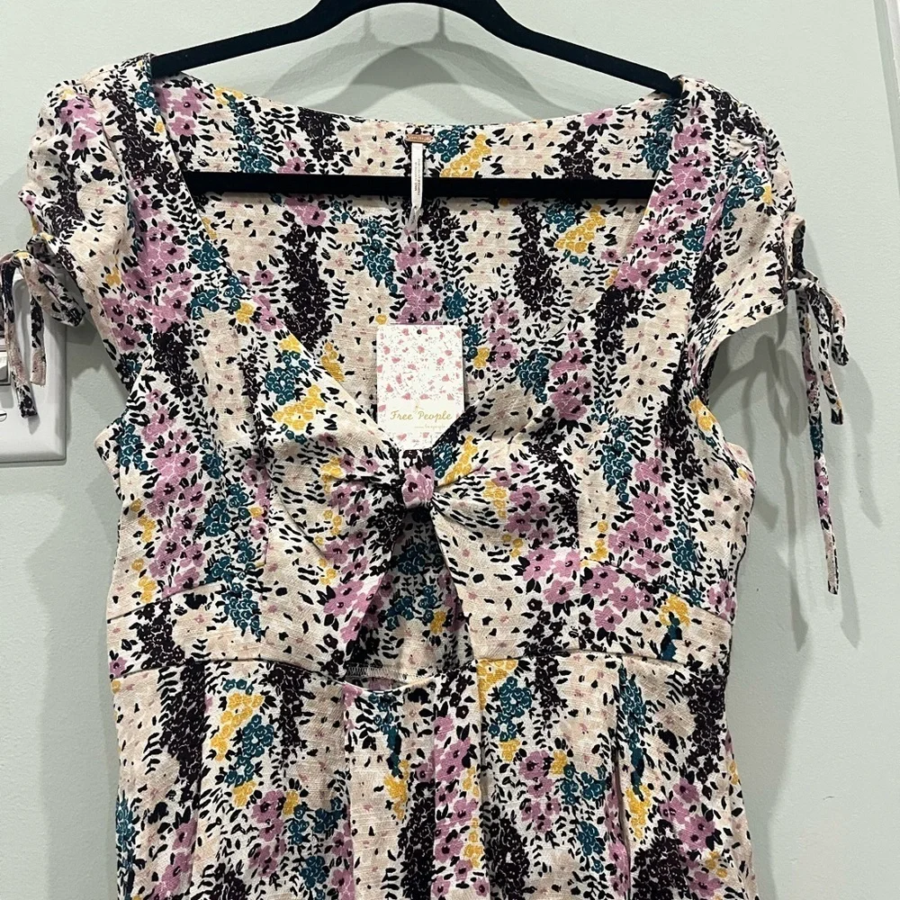 NWT Free People Miss Right Floral Mini Dress Small